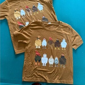 SHEIN chicken shirts girls 10-12